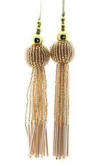 Trendy and Ethnic Acrylic Pearls Tassel Women's  Ethnic Work Hanging Latkan for Sareepallu Blouse Dupatta Lehenga (Set of 1 Pairs)