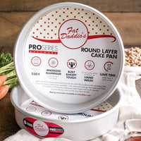 Fat Daddio's  Anodized Aluminum Round Cake Pan, 14 x 2 Inch, Silver 2