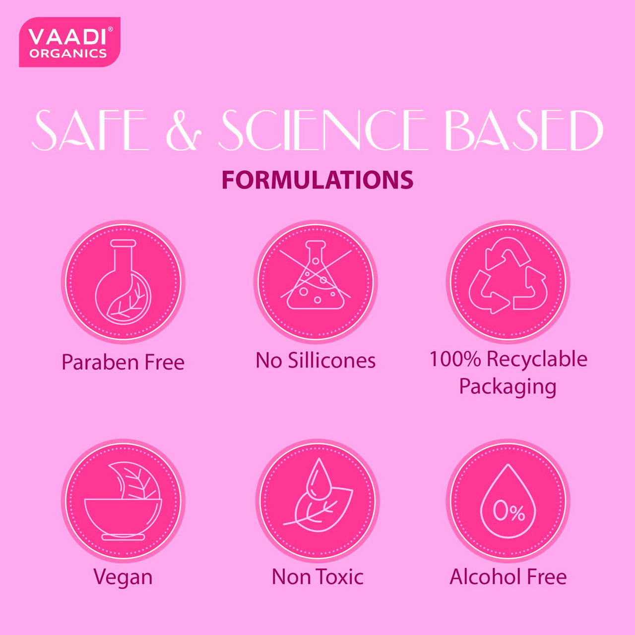VAADI HERBALS Rose Water For Healthy&Hydrated Skin-100% Natural&Pure Rose Water Reduces Skin Redness,Itchiness And Inflamation Improves Skin Complexion Prevents Skin Ageing Alcohol Free-250Ml