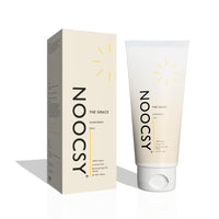 NOOCSY The Grace Sunscreen Spf 50+ Pa++++ With Zinc Oxide, Titanium Dioxide And Hyaluronic Acid | Lightweight With Multi-Vitamins | No White Cast | For Men & Women | 50 G, All