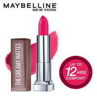 Maybelline New York Color Sensational Loaded Bold Lipstick, Midnight Date, 3.9g and Maybelline New York Color Sensational Creamy Matte Lipstick, 680 Mesmerizing Magenta, 3.9g
