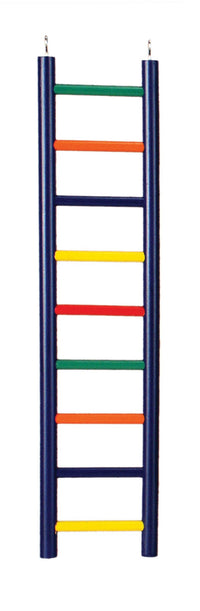 Pet Products BPV01137 Carpenter Creations Hardwood Bird Ladder with 9 Rungs, 18-Inch, Colors Vary 9-rung