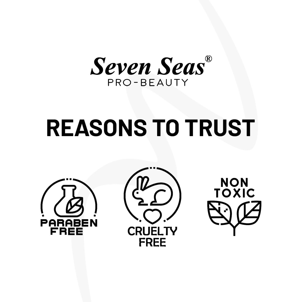 Seven Seas Waterproof | Smudgeproof | Long Lasting | Intense Black | False Eyes Eyeliner (Black,2.5g)