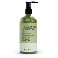 Vitro Aloe Jojoba Shampoo 250 ml | Pack | For Smooth & Shiny Hair | Anti-Hairfall | For All Hair Types | Paraben Free