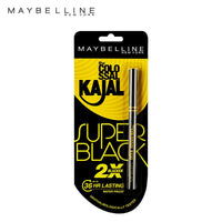 Maybelline New York Colossal Kajal, Super Black, 0.35g And Maybelline New York Volume Express Colossal Masacara, Waterproof, Black, 10 ml