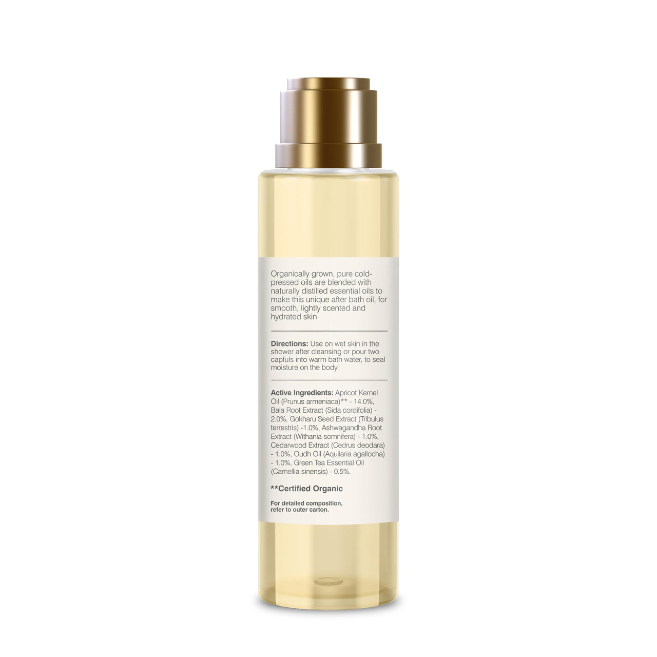 Forest Essentials After Bath Oil Oudh & Green Tea | Ayurvedic Scented Natural After Shower Oil | For Nourished & Moisturised Skin