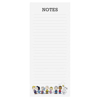 Graphique Peanuts Crew Magnetic Notepad | 100 Tear-Away Sheets | Grocery, Shopping, To-Do List | Magnetic Writing Pad for Fridge, Kitchen, Office | Lined Paper | Great Gift | 4” x 9.25”