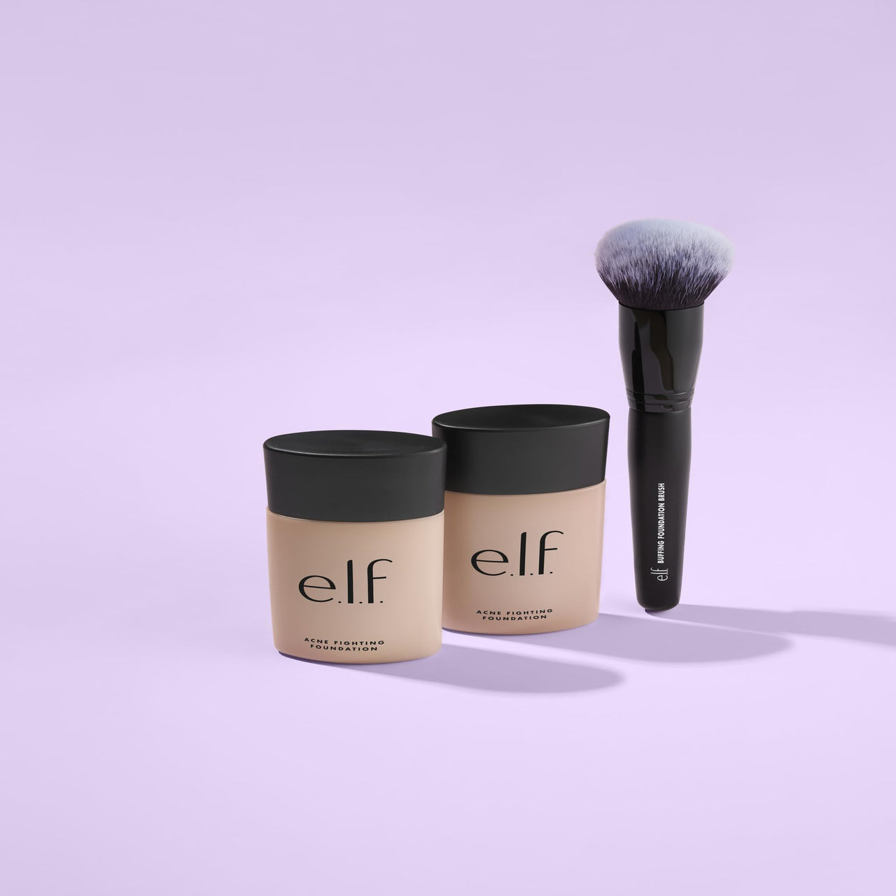 e.l.f. Buffing Foundation Brush | Vegan Makeup Tool | Creates A Seamless Looking Finish & Even Coverage