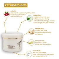 OZONE D Tan Facial Cleanser 250G with Instant Glo Bleach 250G for Glowing & Smooth Skin