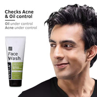 Ustraa Oil Control Pack (Dermatologically Tested Face Wash Oily skin - 200g & Moisturising Cream Oily skin 100g)- Moisturizes & Hydrates Skin, No Harmful Chemicals