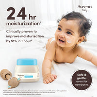 Aveeno Baby Daily Moisture Hydrating Facial Gel (Cream) 60g I Ultra-light | 24 hours moisturisation Face cream | Triple oat extract & avocado oil I Paediatrician recommended