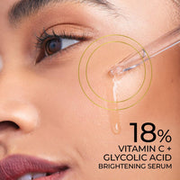 Streax Bright & Shine Face Serum, 30 ml|10% Vitamin C Serum|Brighter Skin in 3 Days|Serum for Glowing Skin| Reduces Dark Spots & Pigmentation|Niacinamide serum, Vitamin C Face Serum for Women & Men