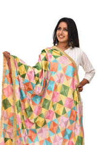 Traditions Bazaar Women's  Embroidered Chiffon Dupatta