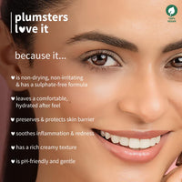 Plum Oat & 1% Ceramide Barrier Care Face Wash | Maintains & Preserves Skin Barrier | Hydrates & Nourishes Skin | Sulphate-free & Non-drying | For Normal, Dry skin | Women & Men | 100ml