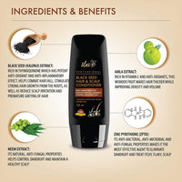 Iba Professional Black Seed Hair Scalp Conditioner | Kalonji Extract For Hair Fall Dandruff Itchy Scalp | For All Hair types | No Sulfate No Paraben | Halal Certified & Vegan - 125 ml