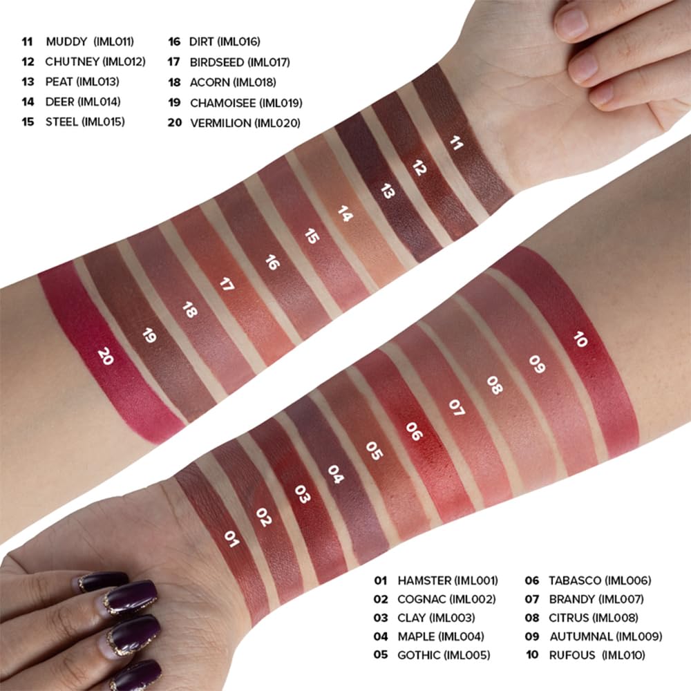 Forever52 Daily Life I'M Unlimited Lipstick | Long-Lasting Waterproof Matte Nude Lipstick| Vegan| Cruelty Free| (Citrus - 008)