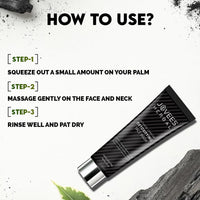 Jovees Herbal Activated Charcoal Detoxifying Face Wash For Anti Pollution, Deep Pore Cleansing, Oil Control, Removes Dirt & Impurities | Suitable for Acne Prone Skin 120 ML