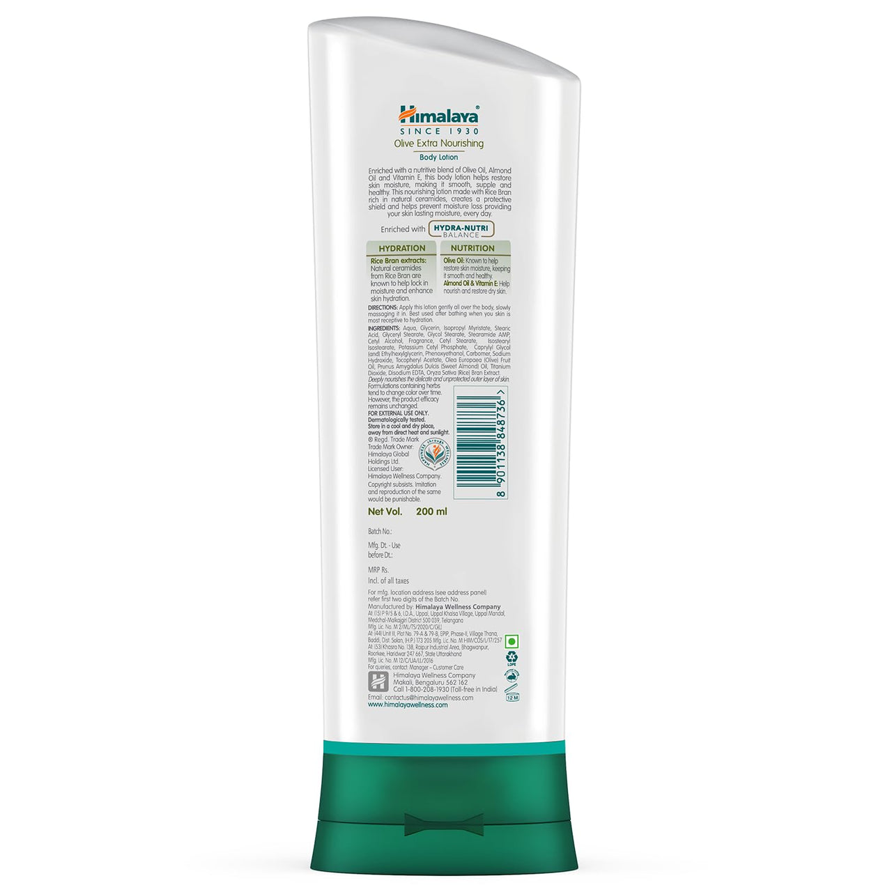Himalaya Olive Extra Nourishing Body Lotion (200ml)