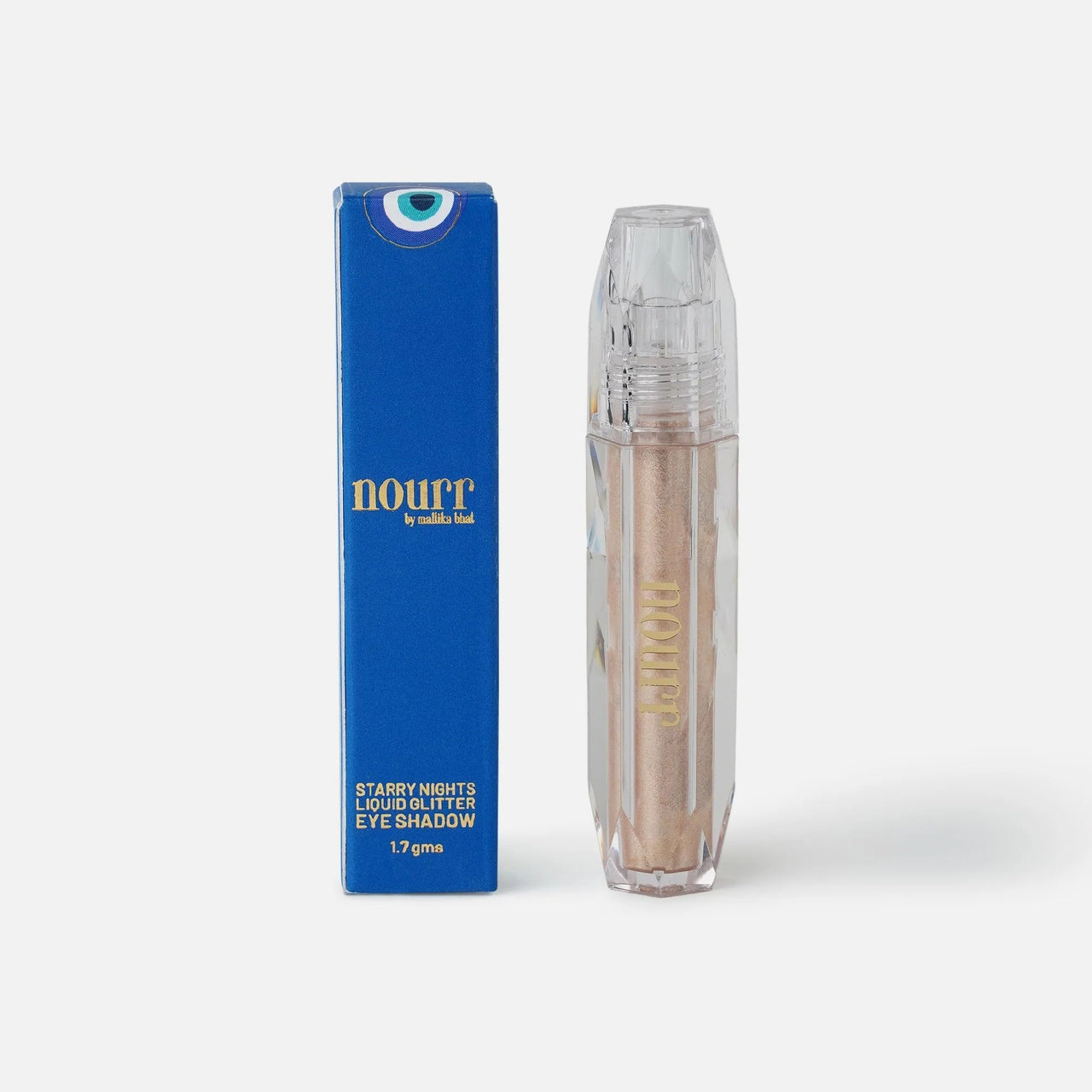 Nourr Eyeshadow | Intense Glitter Impact | Long-Lasting & Smudge-Proof | Paraben-Free | Versatile Eye Makeup (Glitter Eye Shadow - Starry Nights - Shade 2)