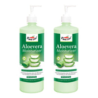 Bee One 24 hr Moisture Lock Body Lotion, for Soft and Supple Skin(Pack of 2) | 1000ml x 2= 2000ml (Aloe Vera)