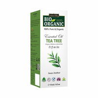Indus Valley 100% Pure Natural & Organic, Undiluted Tea Tree Essential Oil with Therapeutic Grade & Glass Dropper for Skin, Hair Care -15ml