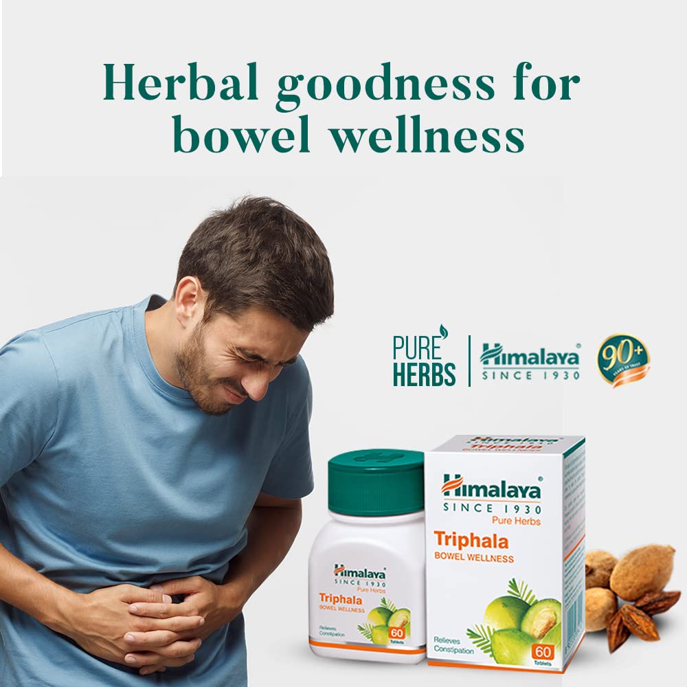 Himalaya Septilin Tablets - 60 Tablets & Himalaya Wellness Since 1930 Pure Herbs Triphala Bowel Wellness - 60 Tablets