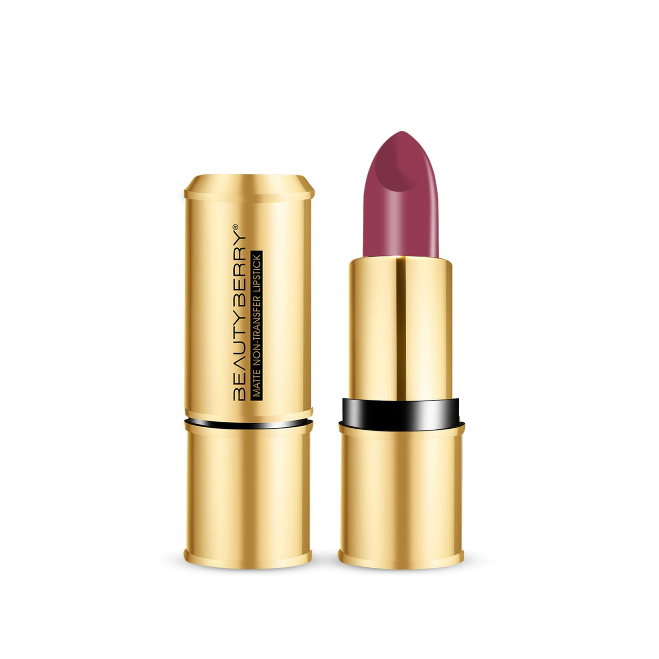 Beauty Berry Bold Babe Non-Transfer Matte Lipstick | Highly Pigmented, Lightweight, Smudge Proof & Waterproof Lipstick | Single Swipe Application, Long Lasting Lipstick for Women (Maple Magenta)