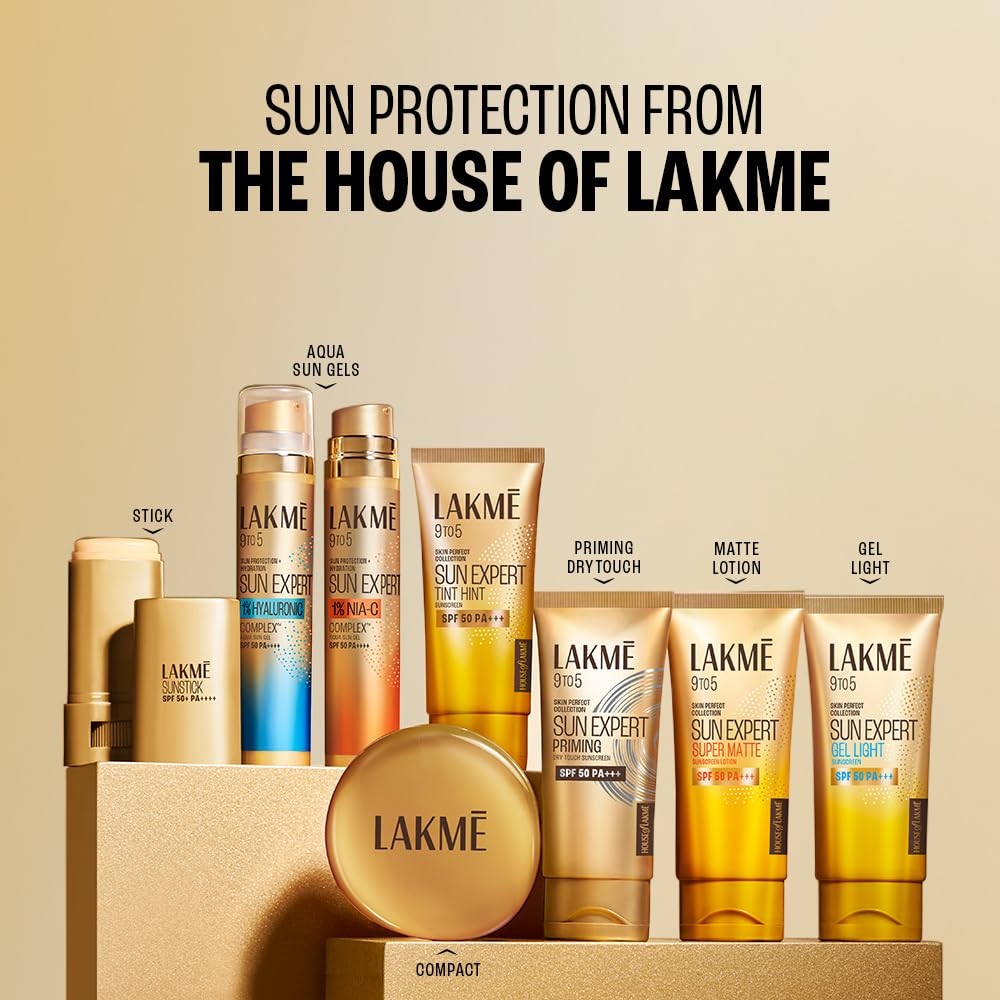 Lakmé Sun Expert Spf 25 Pa++ Super Matte Lotion Sunscreen For All Skin Types, Lightweight, Non Sticky,50Ml (Pack Of 3)