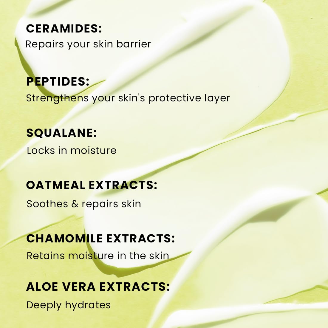 Hyphen Barrier Care Face Cream for Oily & Combination Skin | Lightweight Peptide and Ceramide Face Moisturizer | Strengthens Skin Barrier & Deeply Hydrates | Oil Free Face Moisturizer |50Ml