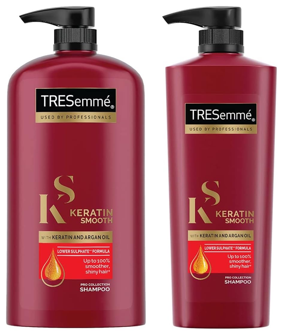 TRESemme Keratin Smooth Shampoo 1 L & Tresemme Keratin Smooth
