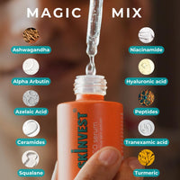 Skinvest CEO Multi-Active Serum | For all Skin type | Acne control, skin brightening, texture smoothing, hydration, and barrier repair 30ml