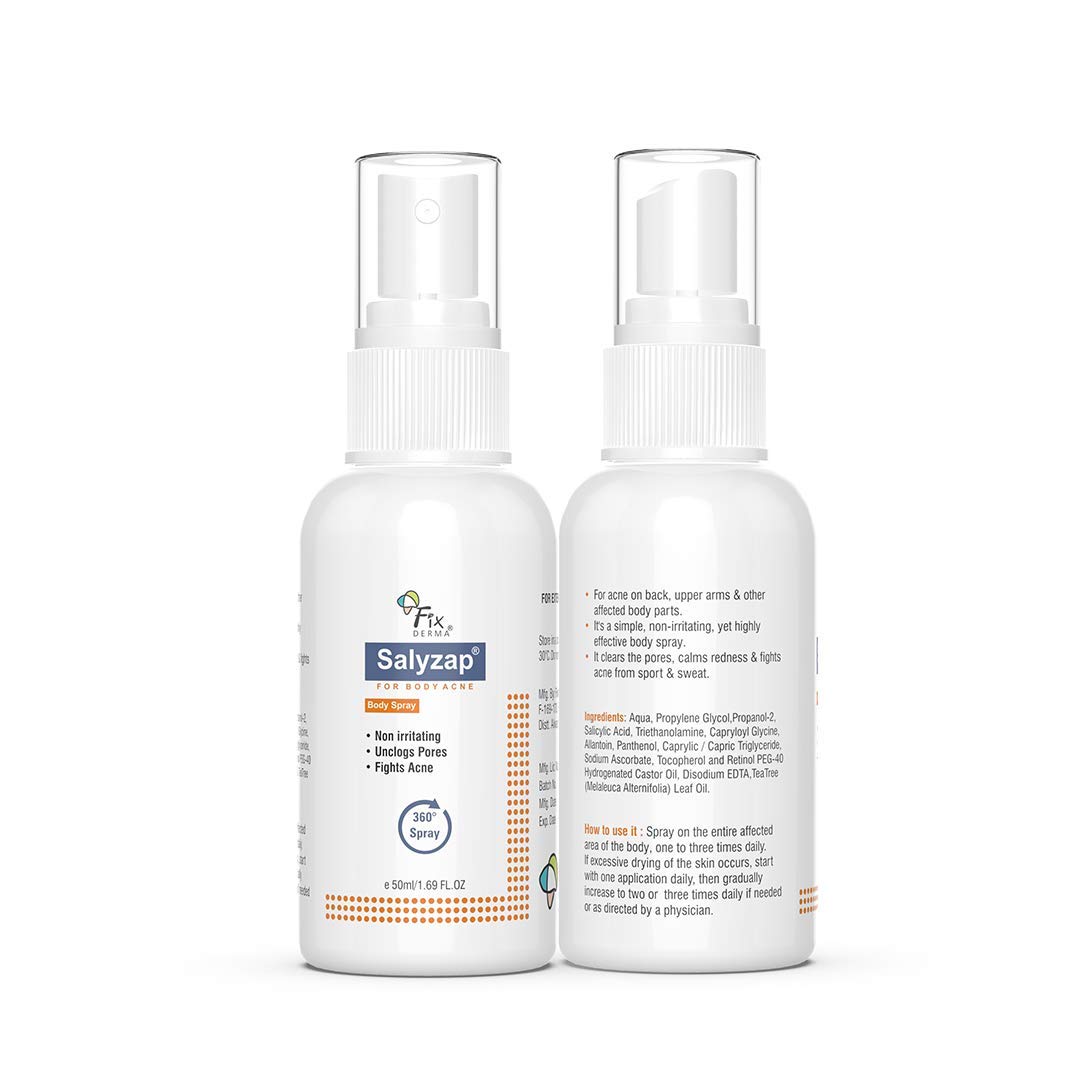 Fixderma Salyzap Body Spray - 50ml