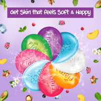 Fiama Gel Bathing Bar Mega Celebration Pack, With 8 Unique Gel Bars & Skin Conditioners For Moisturized Skin, 125g Soap (Pack Of 8)