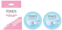 POND's Super Light Gel Oil Free Face Moisturizer 100g & POND's Super Light Gel Oil Free Face Moisturizer 49g, With Hyaluronic Acid & Pond's  Natural Glow Face Powder, Pink Glow - 30G