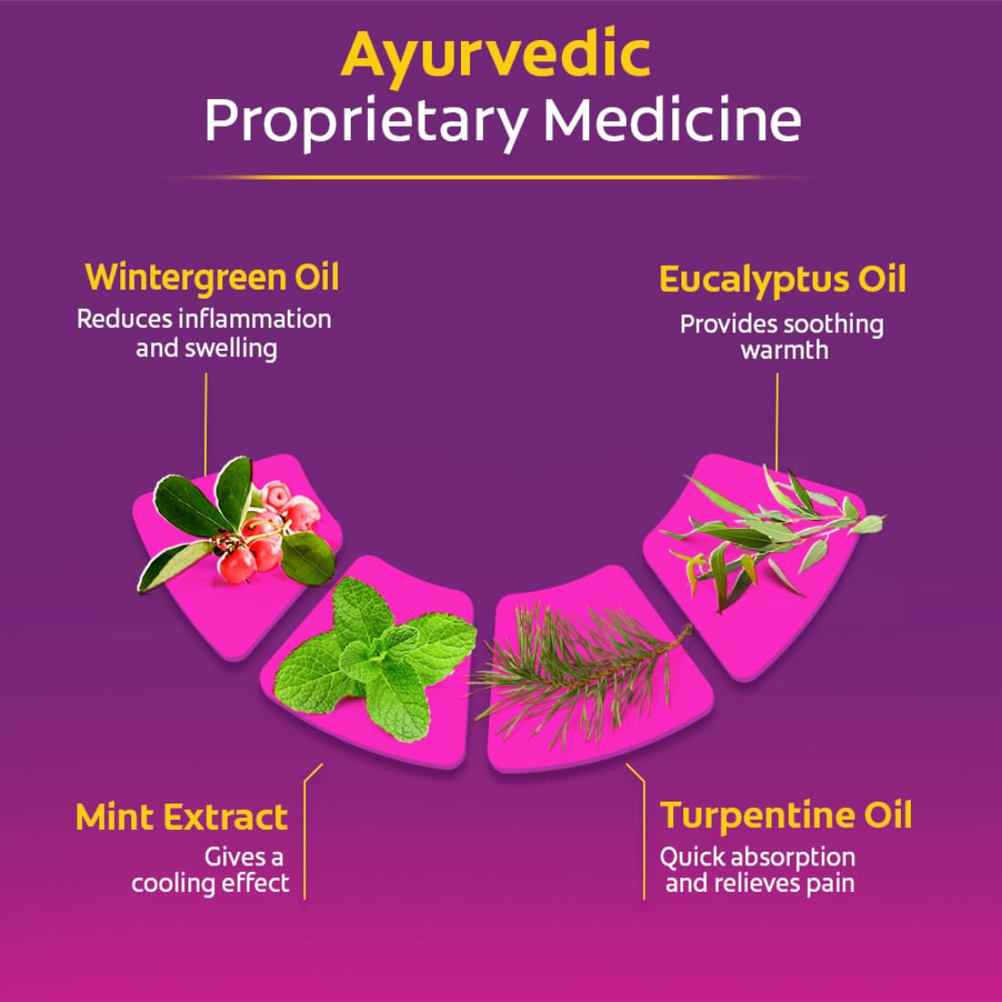 Moov Fast Pain Relief Cream - 30g (Pack of 3) | Suitable for Back Pain, Muscle Pain, Joint Pain, Knee Pain | 100% Ayurvedic Formula | Suitable for Sports & Gym related injuries