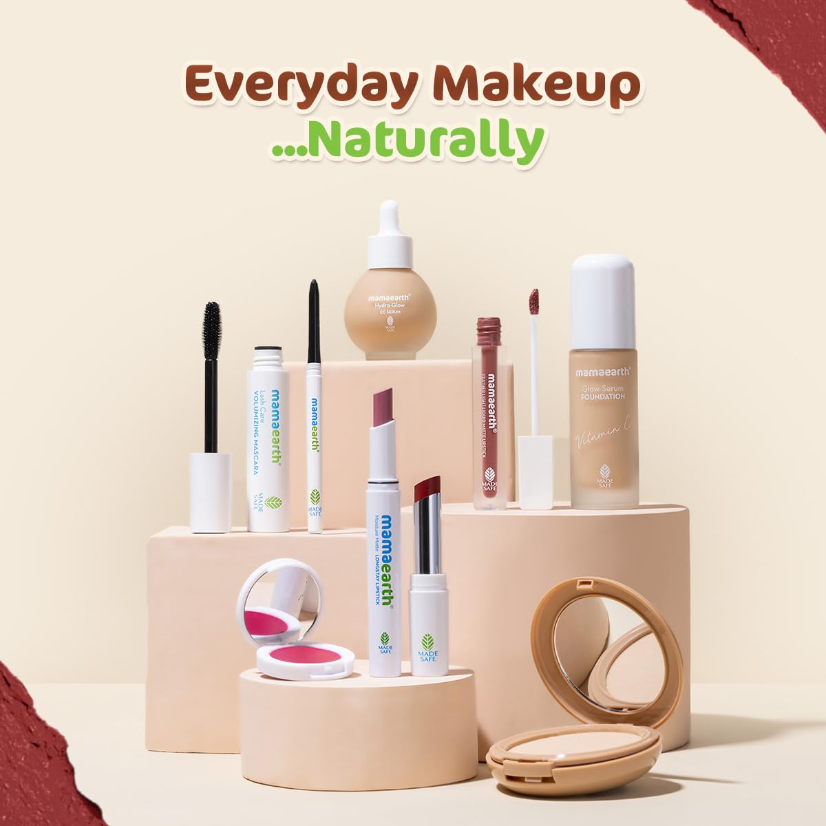 Mamaearth Moisture Matte Longstay Lipstick with Avocado Oil & Vitamin E for 12 Hour Long Stay - 2 g (Grapefruit Pink)