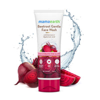 Mamaearth Beetroot Gentle Face Wash With Beetroot & Hyaluronic Acid For Hydrated Pink Glow Gently Cleanses, Hydrates & Soothes Skin Soap - Free Non-Irritant Suits All Skin Types - 100Ml (Pack Of 2)