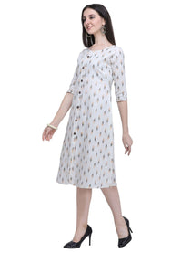 Pinkriti Women's  Cotton A-Line Kurta