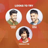 Set Wet Hair Wax For Men - Glaze Wax, 60g | Healthy Shine, Strong Hold, Restylable Anytime, Easy Wash off | No Paraben, No Sulphate, No Alcohol