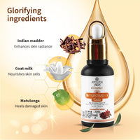 Ayouthveda Manjisthadya Taila | Nourishes Skin Tone With Goat Milk & Matulunga| Helps To Restore Dull Skin | Work As Natural Skin Illuminator | Anti-Aging Facial Oil (Pack Of 3-30ml each)