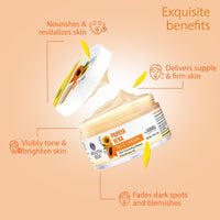 Ayouthveda Papaya Vera Face Cream for Blemish Free Clear Skin Net qty.- 50 g