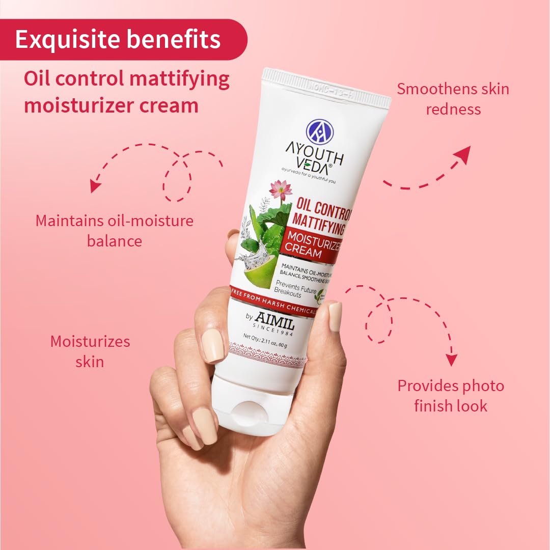 Ayouthveda Anti-acne Face Care Kit Maintain Oil Moisture, Skin Purifying | Acne Enemy Face Wash Gel 100ml | Acne Enemy Clarifying Facial Toner 100ml | Oil Control Mattifying Moisturizer Cream 60g