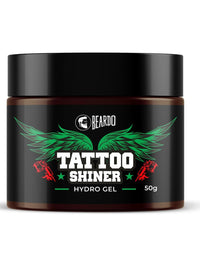 Beardo Tattoo Shiner Gel, 50g | Hydro Gel Heals & Maintains Tattoo Ink | Tattoo Gel for Men with Almond Oil & Turmeric Extract | Brightens & Shines Tatoo for Men