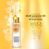 Namyaa Natural Lip Serum/Balm/Lightener/Moisturizer For Lip Lightening/Brightening/Toning & Namyaa Natural Science Body Toning/Sculpting Wonder Oil For Scars/Stretch Mark/Ageing/Uneven Skin To