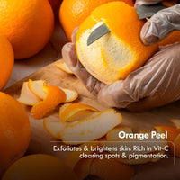 Nat Habit Exfoliating Orange & Detox Charcoal Butter Bath Soap With Cold Processed For Scar Reduction, Exfoliation, Tan Removal & Exfoliation (125g x 2, Combo)