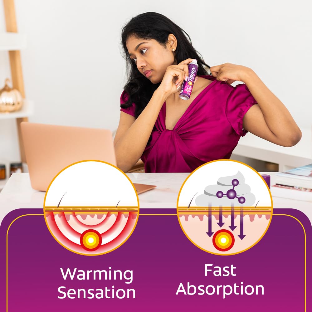 Moov Fast Pain Relief Spray - 50g (Pack of 2) | Suitable for Back Pain, Muscle Pain, Joint Pain, Knee Pain | 100% Ayurvedic Formula | Suitable for Sports & Gym related injuries