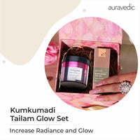 Auravedic Kumkumadi Tailam & Kumkumadi Gel Set Combo (30ml+100g) For Rejuvenating & Bright Skin, Kumkumadi Tailam From Kerala & Kumkumadi Gel With Kumkumadi Face Oil For Radiant Skin For Unisex