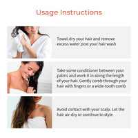 Vedix Sulfate Free Shampoo and Leave In Conditioner combo, Customized Ayurvedic Hair Care Combo for Frizz Free and Dry Hair, Intense Damage Repair Conditioner for Soft and Shiny Hair - 150 ml