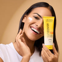 Jovees Herbal Sandalwood Natural Sun Cover SPF 30 | Protect From Sun Damage, UVA/UVB Rays & Blue Light | Lightweight and Oil Free Sunscreen For All Skin Type 100g