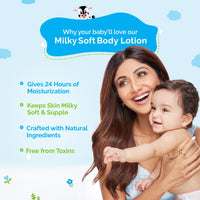 Mamaearth Milky Soft Body Lotion with Oats, Milk & Calendula - 400 ml